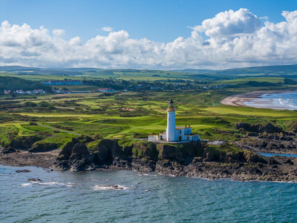 The lighthouse, links and coastline of Ayrshire