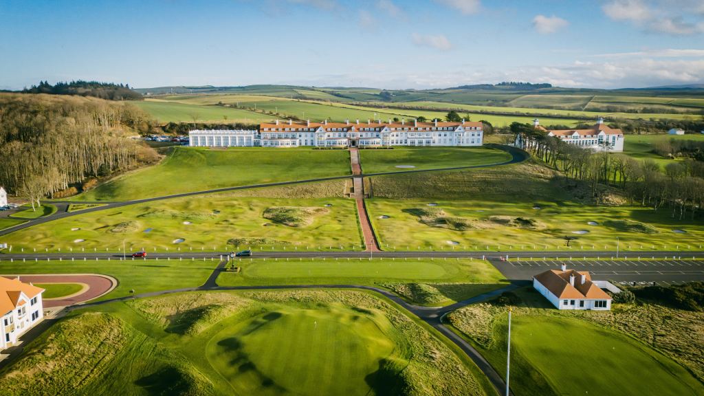 Trump Turnberry resort on the Ayrshire coast